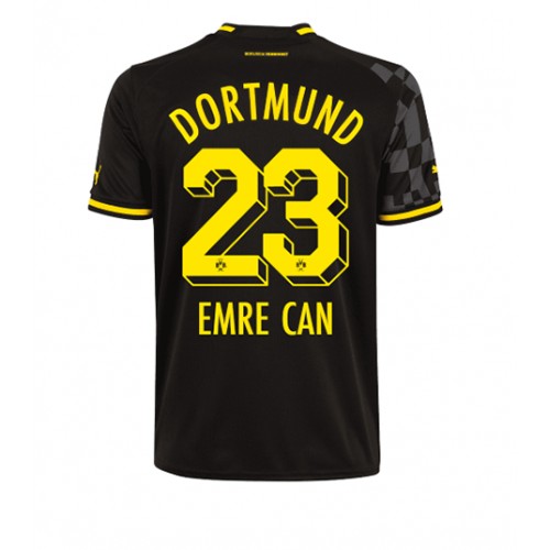 Fotbalové Dres Borussia Dortmund Emre Can #23 Venkovní 2022-23 Krátký Rukáv